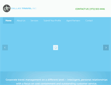 Tablet Screenshot of dallastravel.com